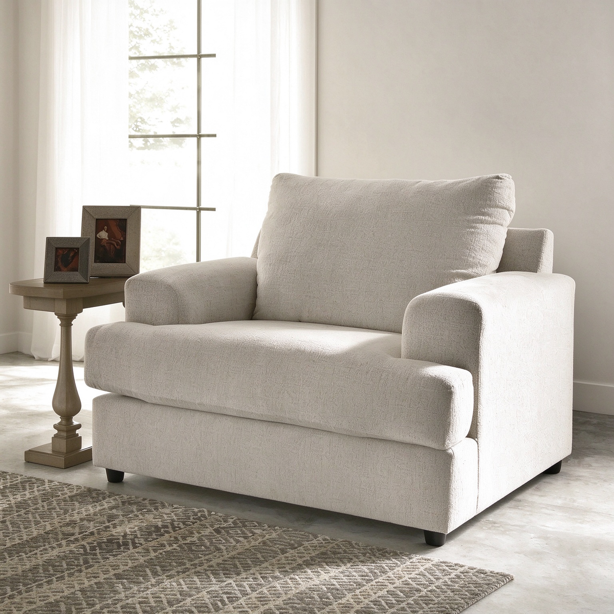 Oversized Chair - Stone