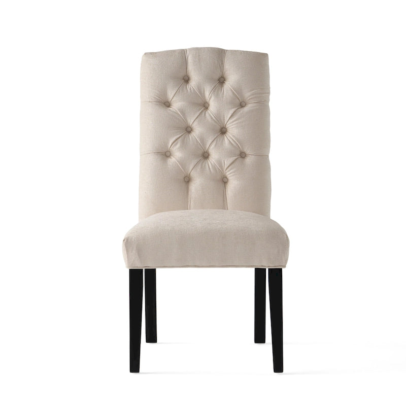 Upholstered Fabric Dining Chairs (Set of 2) by