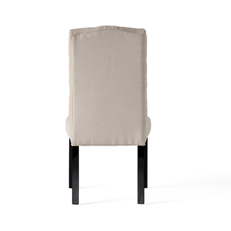 Upholstered Fabric Dining Chairs (Set of 2) by