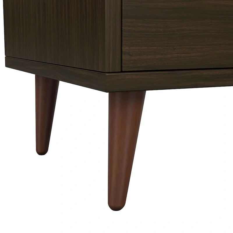 Mid-century Modern 20-inch 1-Shelf and 1-Drawer End Table by