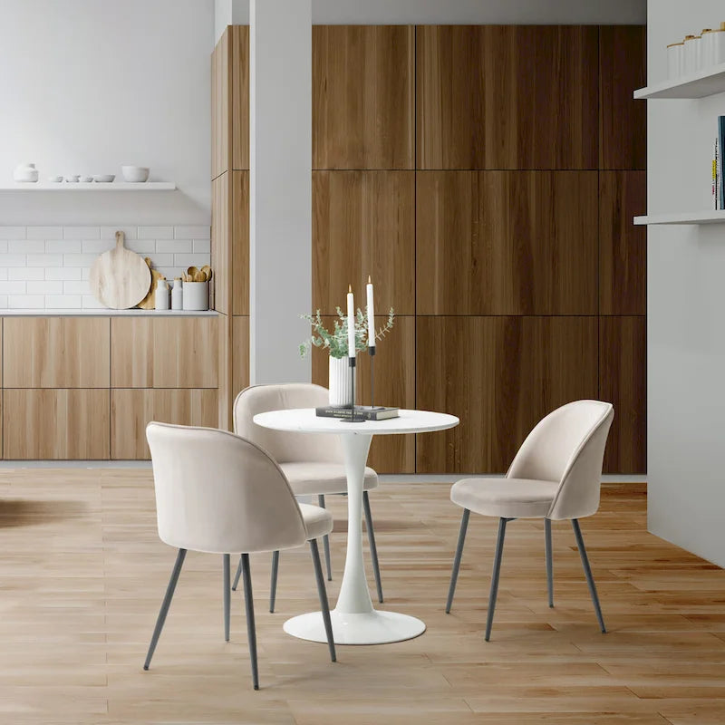 Velvet Upholstered Dining Chair