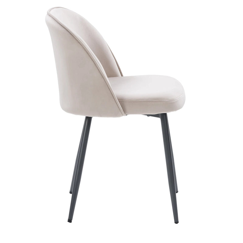 Velvet Upholstered Dining Chair
