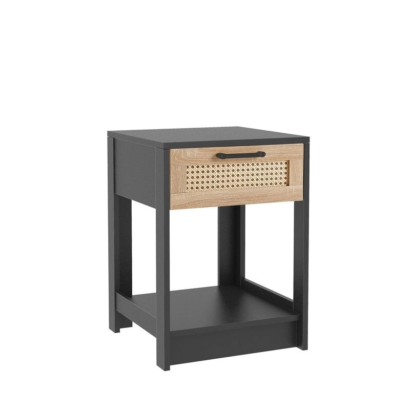 15.75 Wood Nightstand with Storage Drawer End Table living Room
