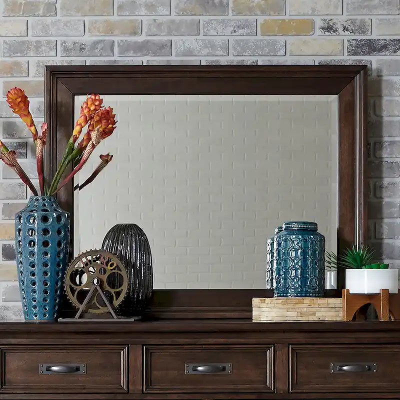 Tobacco Dresser & Mirror
