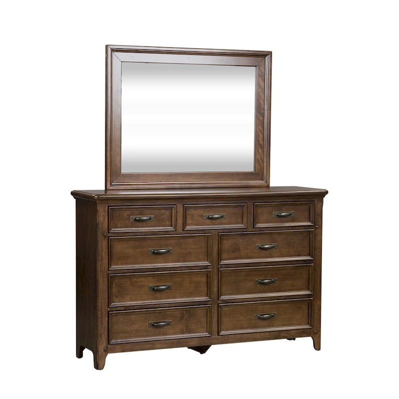 Tobacco Dresser & Mirror