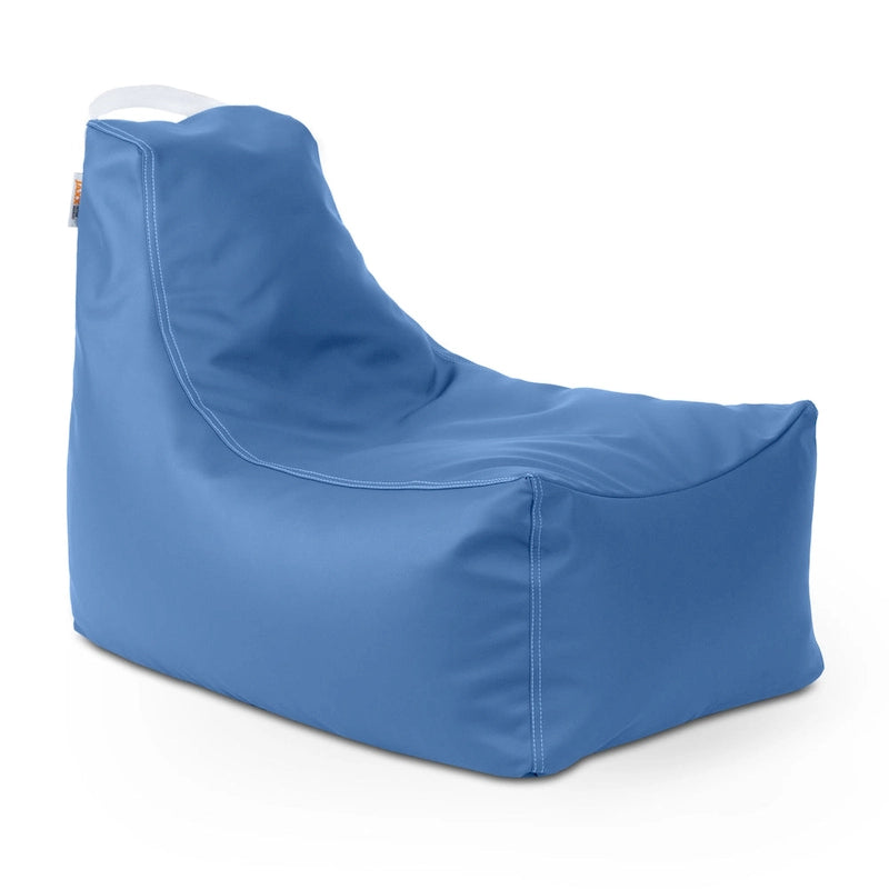 Kids Bean Bag Chair, Premium Vinyl, Royal Blue