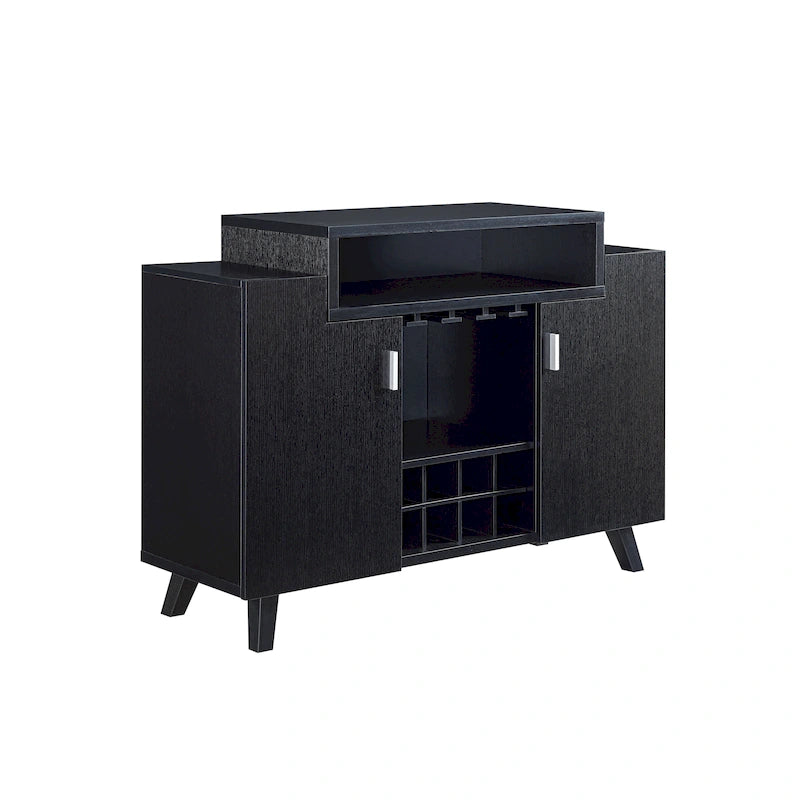 Contemporary 8-shelf Wine Cabinet Buffet