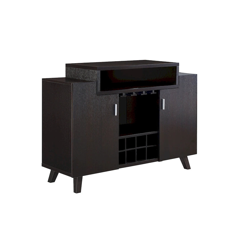 Contemporary 8-shelf Wine Cabinet Buffet