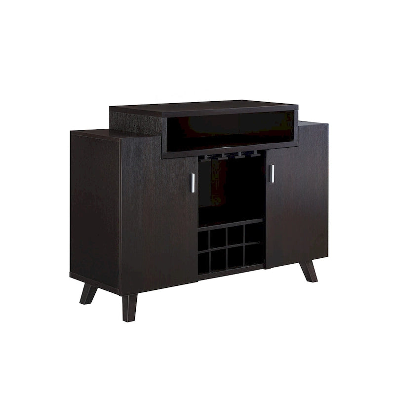 Contemporary 8-shelf Wine Cabinet Buffet
