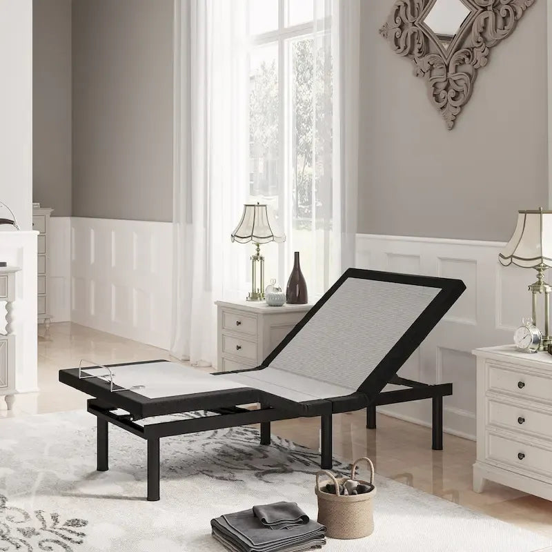 Massaging Zero Gravity Adjustable Bed with Wireless Remote