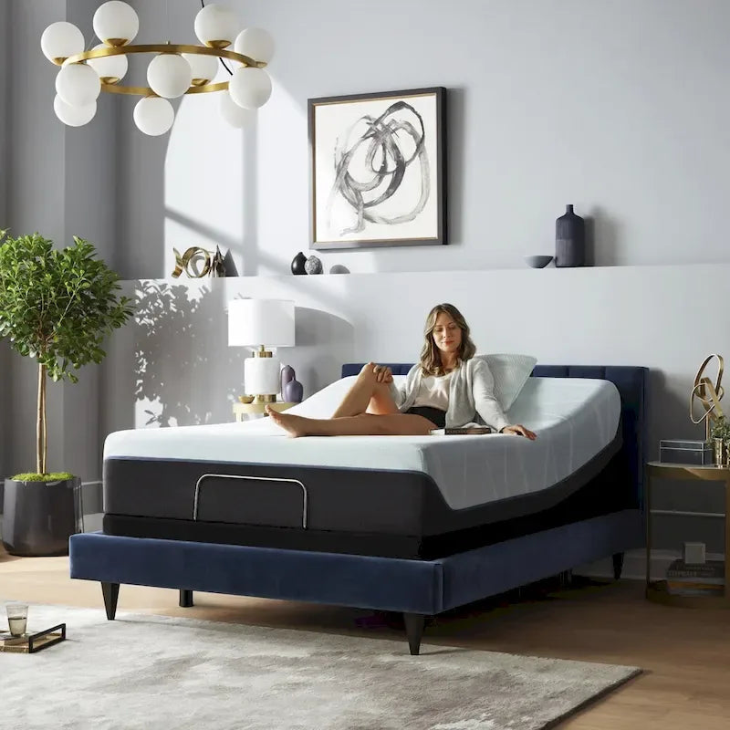 Massaging Zero Gravity Adjustable Bed with Wireless Remote