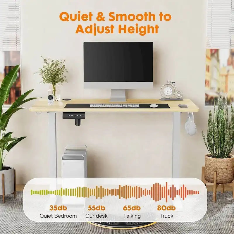 Height Adjustable Electric Standing Ergonomic Computer Desk
