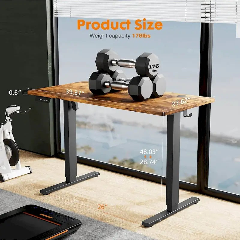 Height Adjustable Electric Standing Ergonomic Computer Desk
