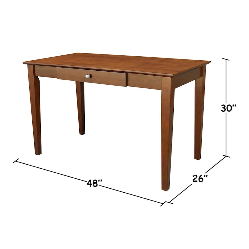 Solid Hardwood Writing Desk