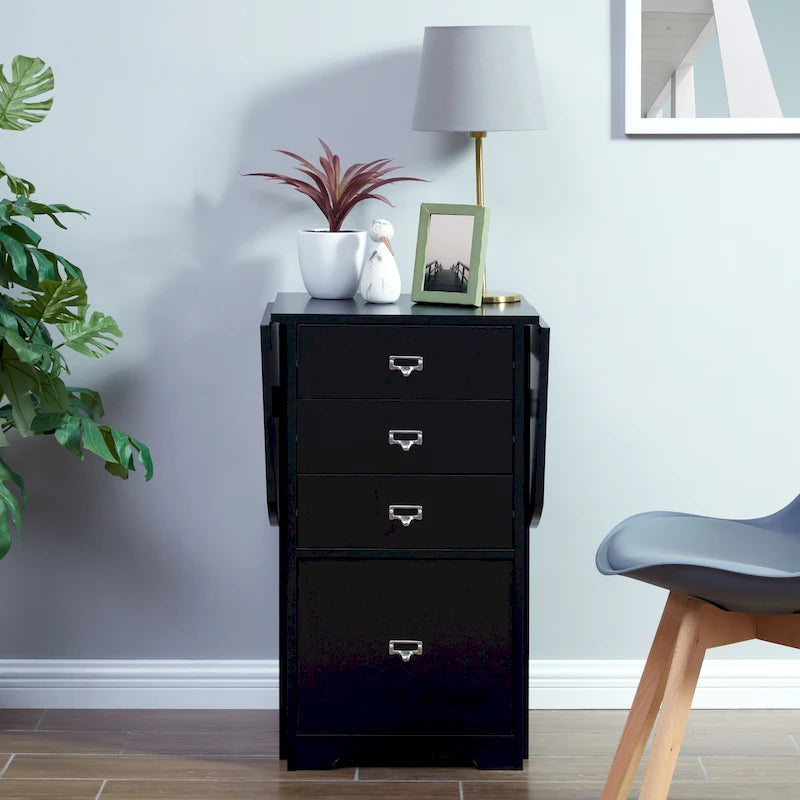 London White Fold-out Organizer and Craft Desk