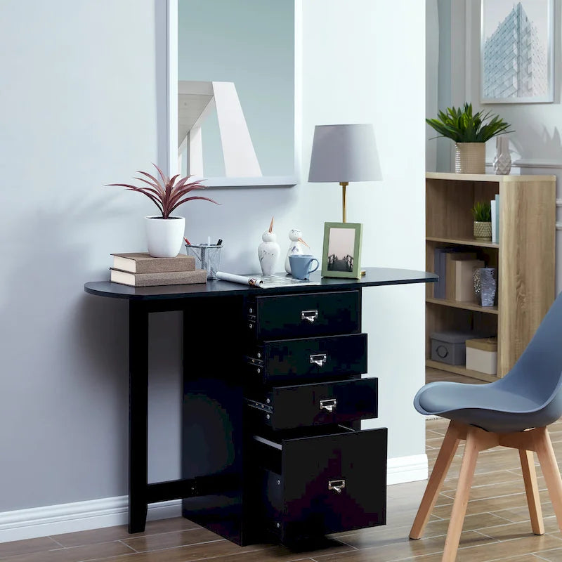 London White Fold-out Organizer and Craft Desk