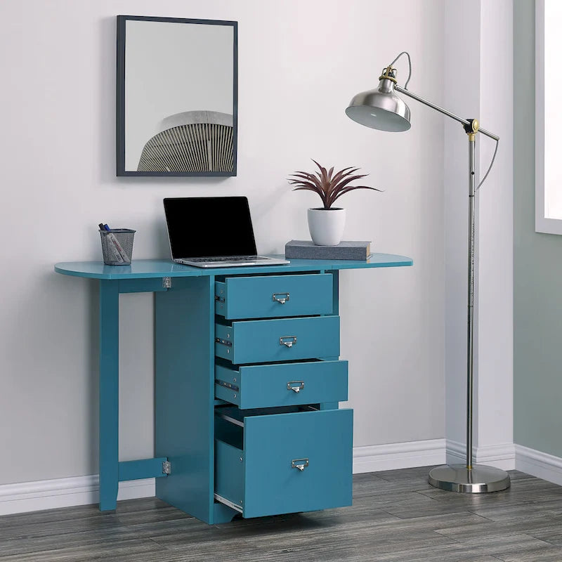 London White Fold-out Organizer and Craft Desk