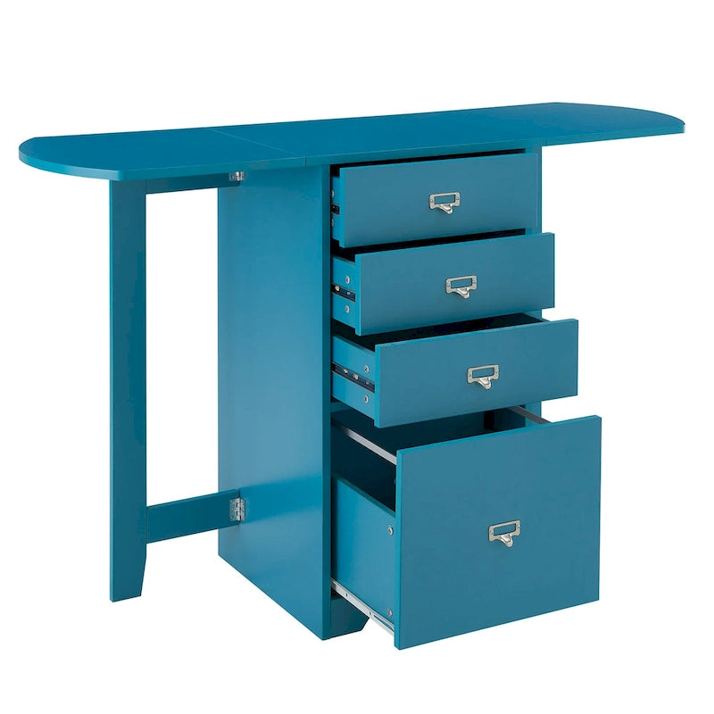 London White Fold-out Organizer and Craft Desk