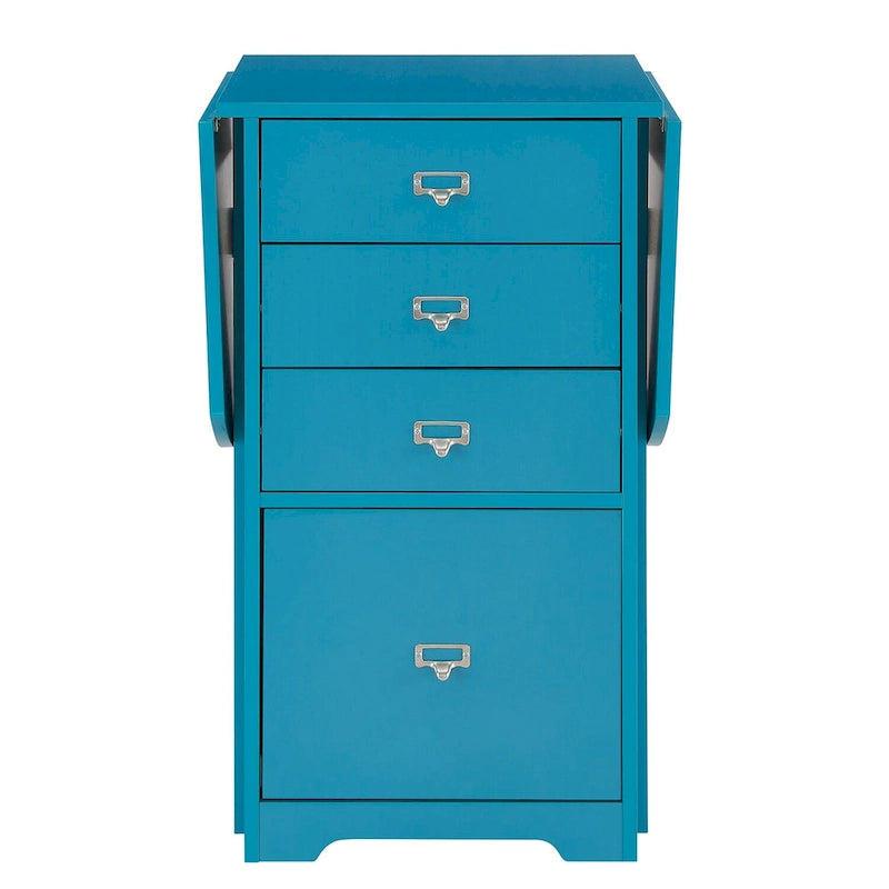 London White Fold-out Organizer and Craft Desk