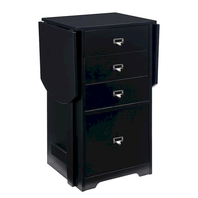 London White Fold-out Organizer and Craft Desk