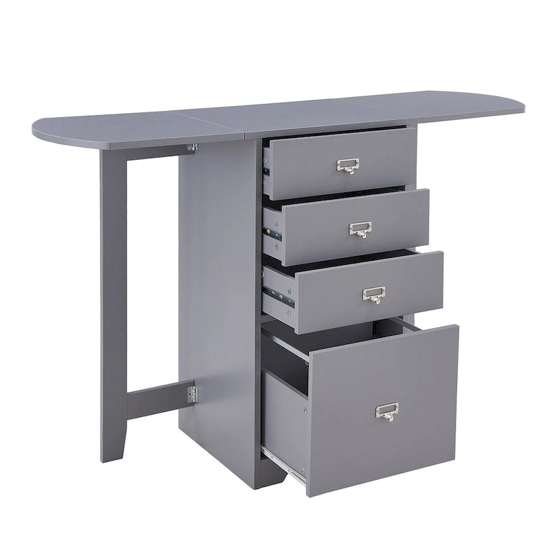 London White Fold-out Organizer and Craft Desk