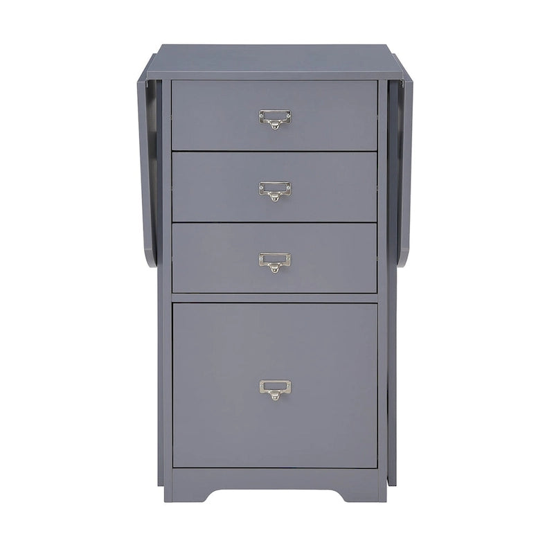London White Fold-out Organizer and Craft Desk