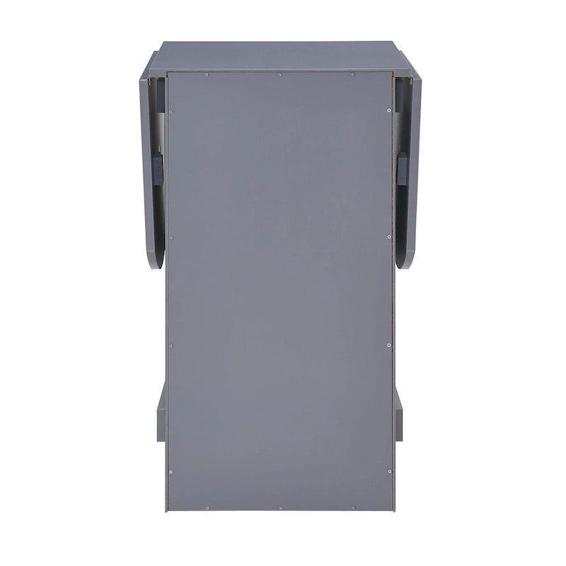 London White Fold-out Organizer and Craft Desk