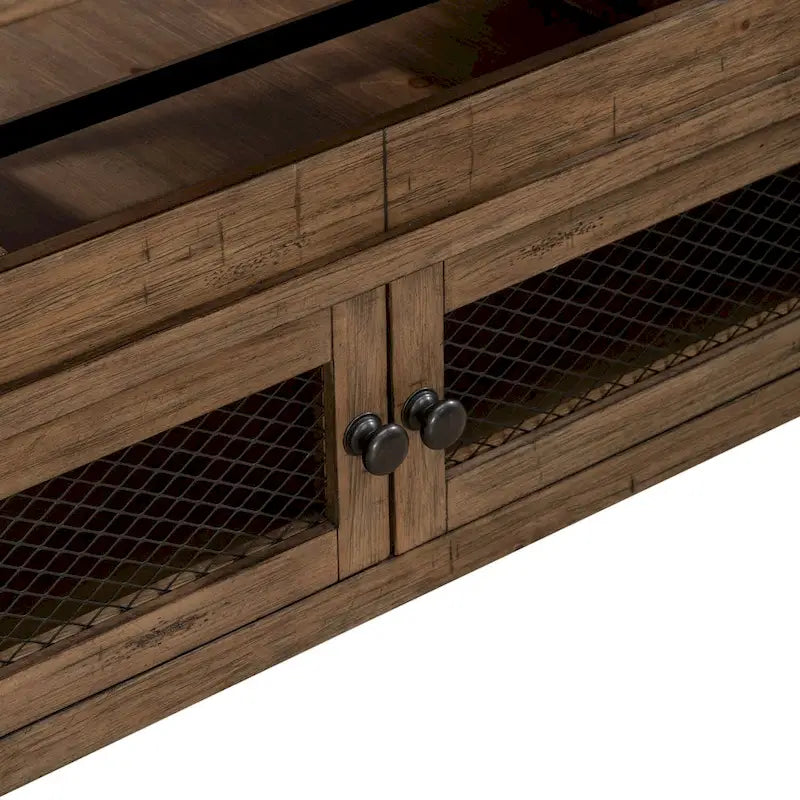 Weathered Toffee Lift Top Cocktail Table