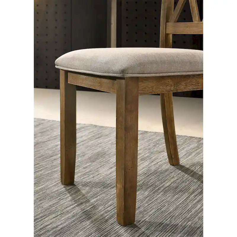 Fabric Upholstered Dining Chair Set of 2