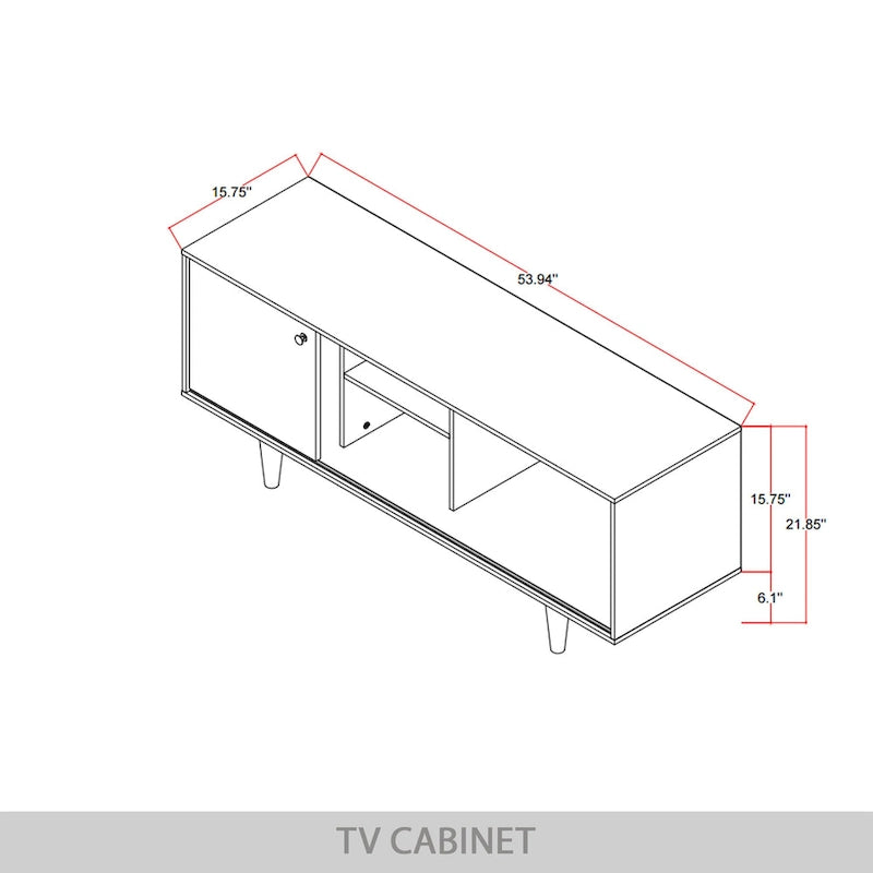 Mid-Century Modern TV Stand Console