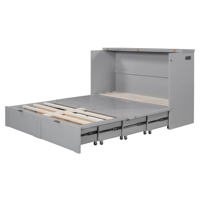 Murphy Bed with drawer and a set of Sockets & USB Ports