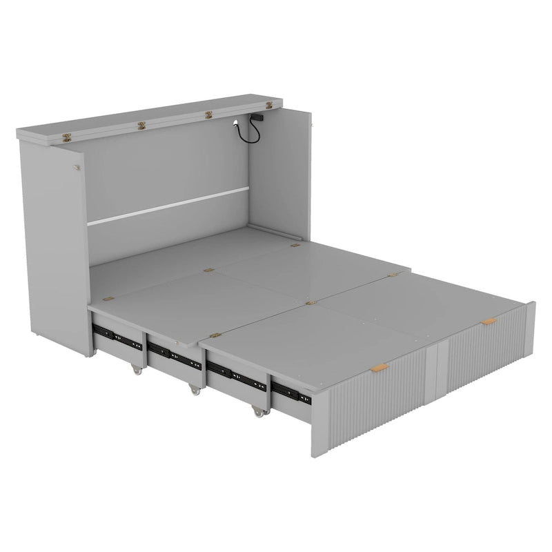 Murphy Bed with drawer and a set of Sockets & USB Ports