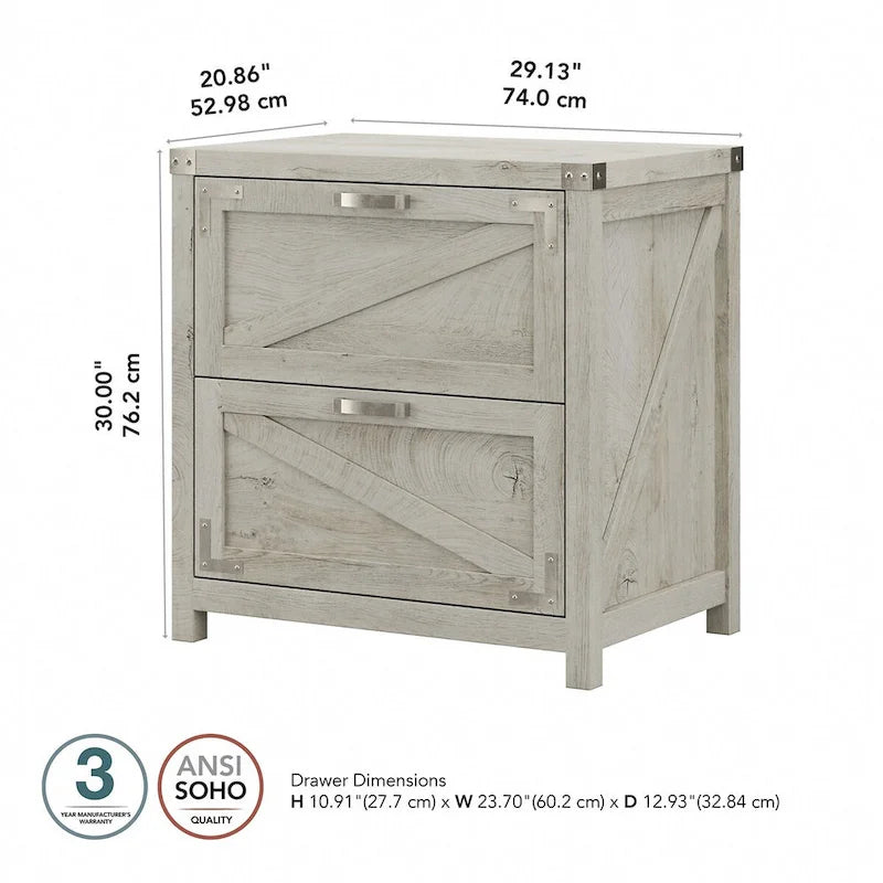 2 Drawer Lateral File Cabinet by